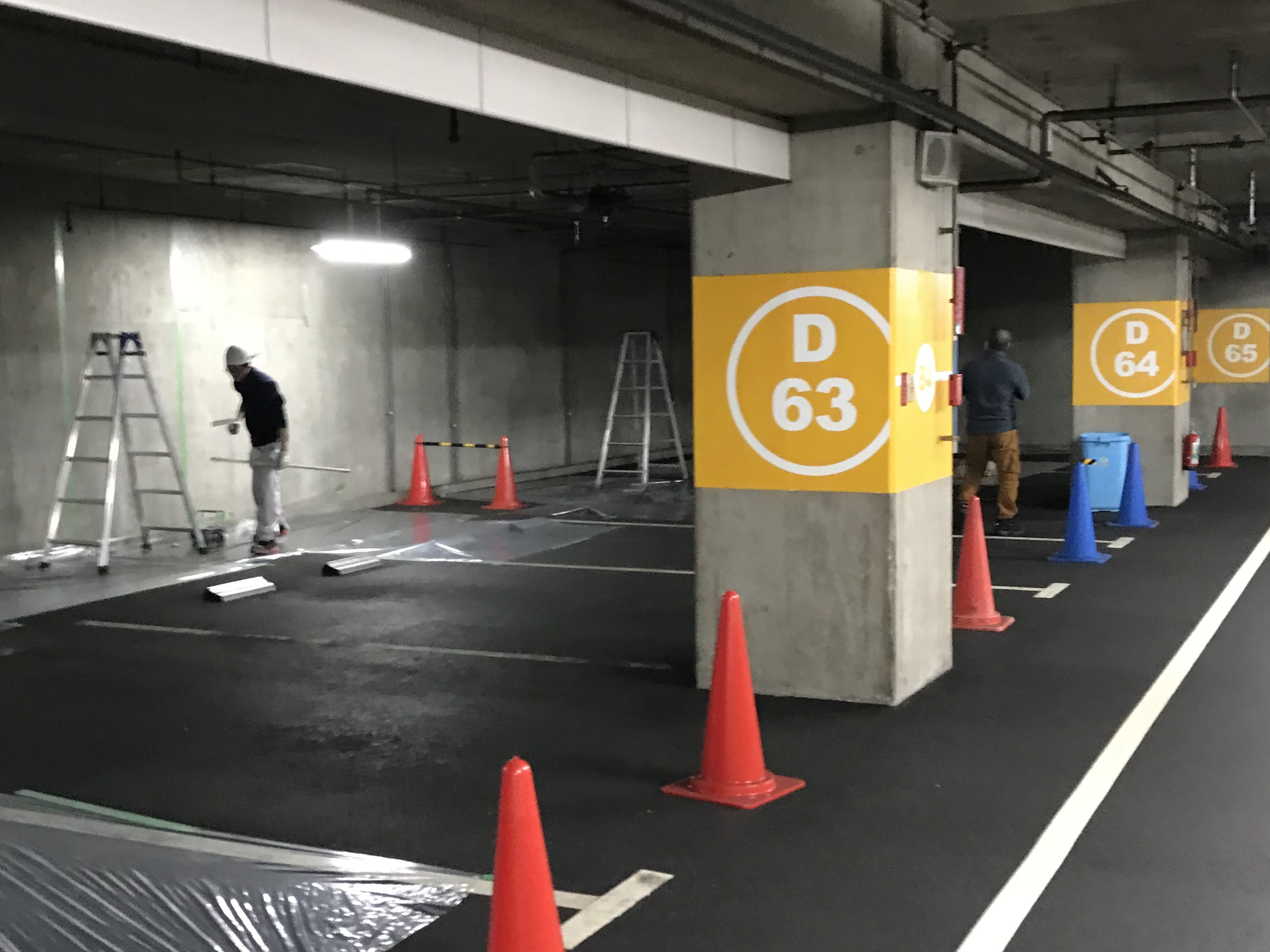 恵比寿ガーデンプレイス　地下駐車場止水防水工事