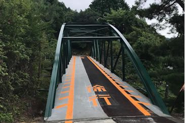 橋梁工事施工後